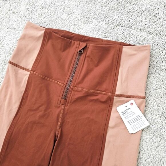 NWT Lululemon | Hike to Swim 6" Short Ancient Copper Pink Clay, Women's 8 - Picture 7 of 10